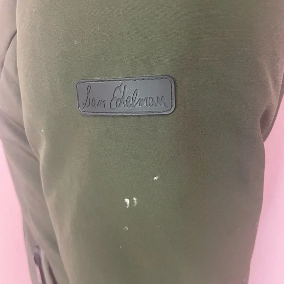 🧥Sam Edelman Olive Winter Coat with Faux Fur 🧥 - Picture 7 of 15